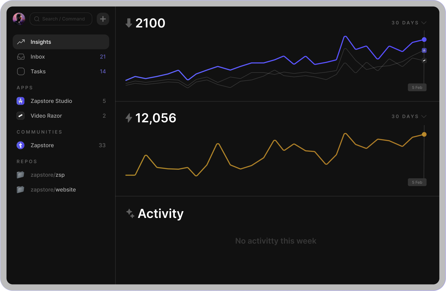 Zapstore Studio desktop preview